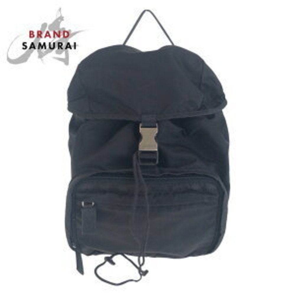 Prada Triangular Backpack Nylon Black Tessuto - image 2